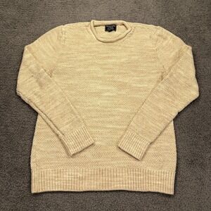 Abercrombie & Fitch Beige Turtleneck Knit Sweater